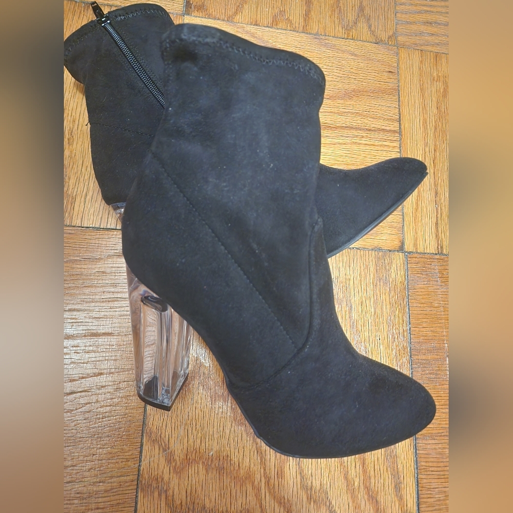 NEW FAUX Suede Bootie